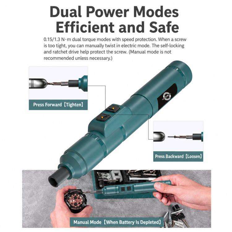 Dual Power Pen-Type Electric Screwdriver, Only Screwdriver, 12 in 1, 88 in 1