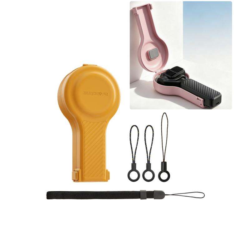 For DJI Osmo Pocket 4P Sunnylife Bulb-Shaped Gimbal Camera Protective Cover Storage Box with Lany...