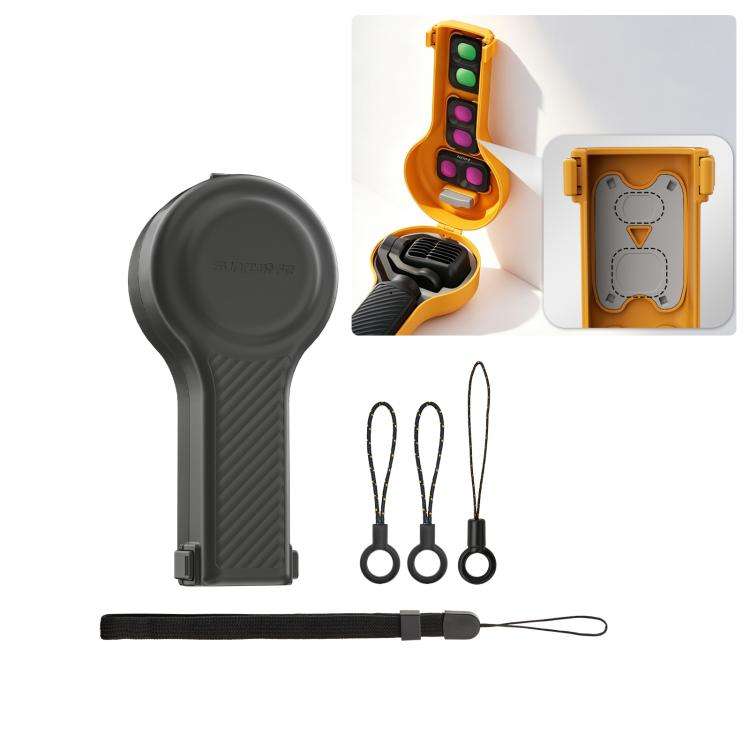 For DJI Osmo Pocket 4P Sunnylife Bulb-Shaped Gimbal Camera Protective Cover Storage Box with Lany...