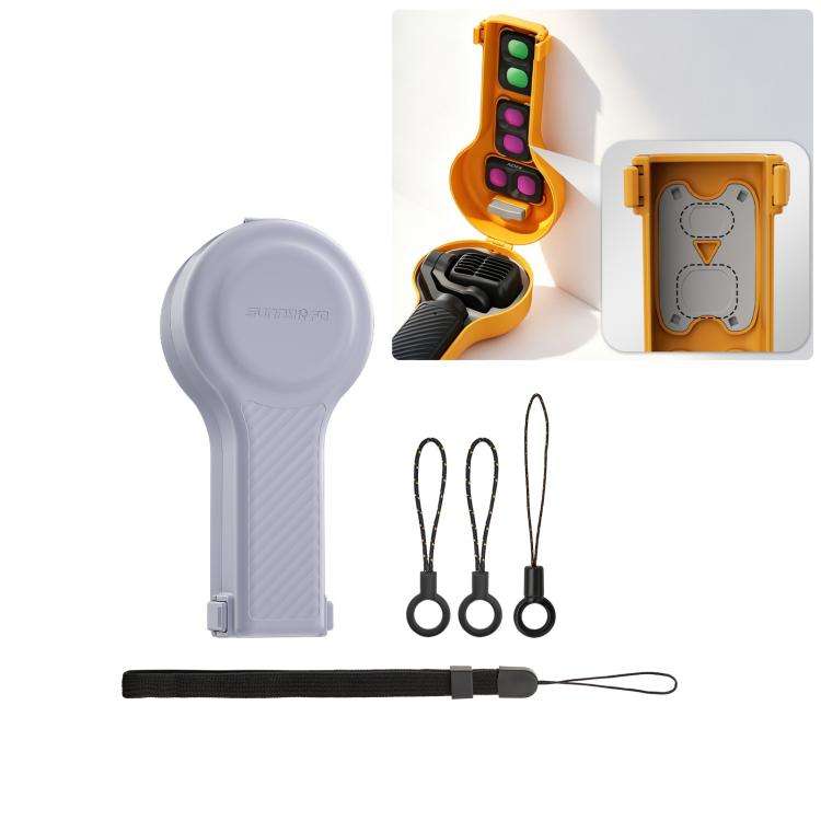 For DJI Osmo Pocket 4P Sunnylife Bulb-Shaped Gimbal Camera Protective Cover Storage Box with Lany...