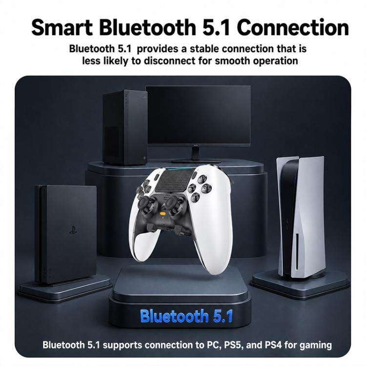 Yesido KB48 P5 Wireless Game Controller, For PS5 / PS4 / PC