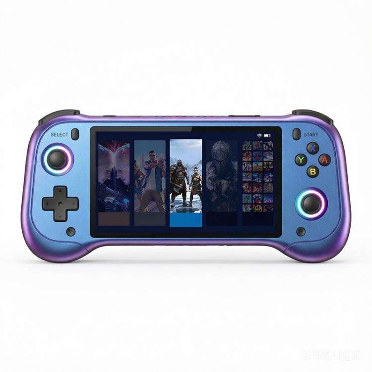 H55 Pro 5.5-inch IPS Screen Handheld Game Console Supports 40+ Emulators, 64G, 128G
