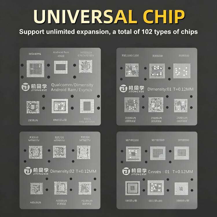JTX T4 Max Universal Chips Glue Removal and Tin Planting Platform Set for iPhone / Samsung / Hisi...