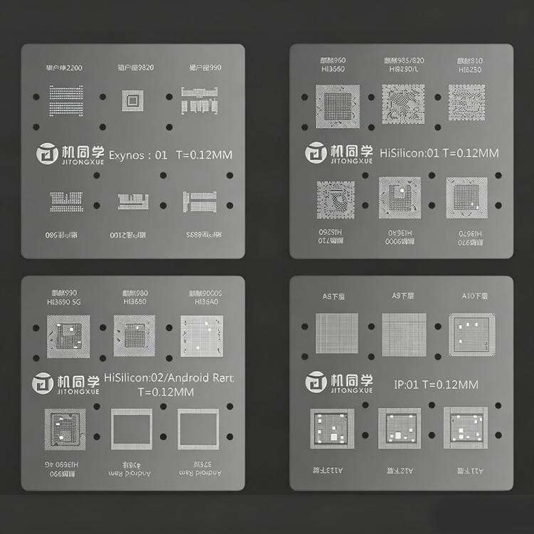 JTX T4 Max Universal Chips Glue Removal and Tin Planting Platform Set for iPhone / Samsung / Hisi...