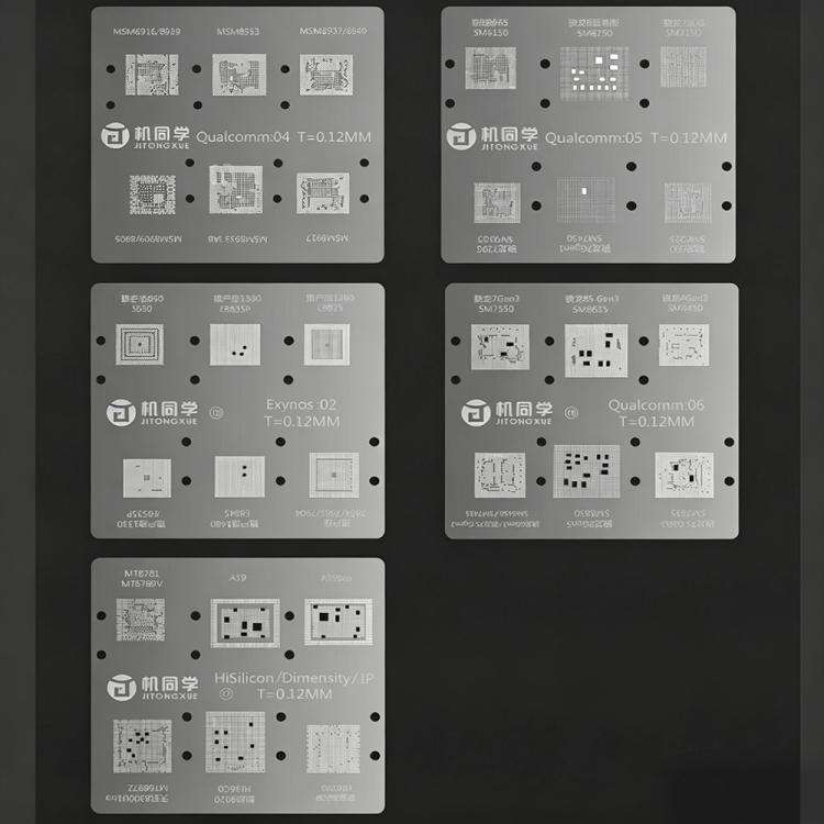 JTX T4 Max Universal Chips Glue Removal and Tin Planting Platform Set for iPhone / Samsung / Hisi...