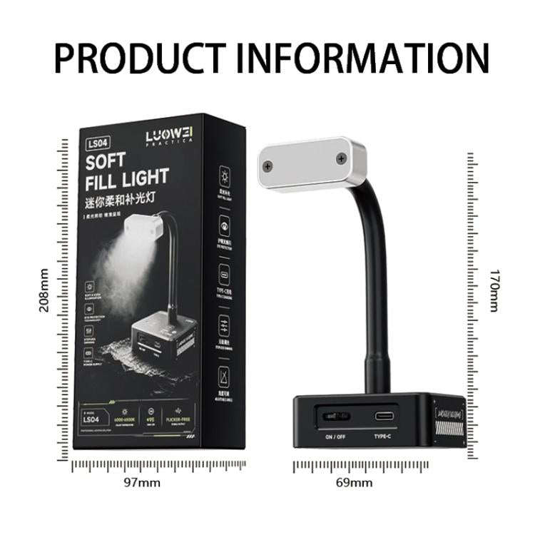 LUOWEI LS-04 Mini Soft Fill Light