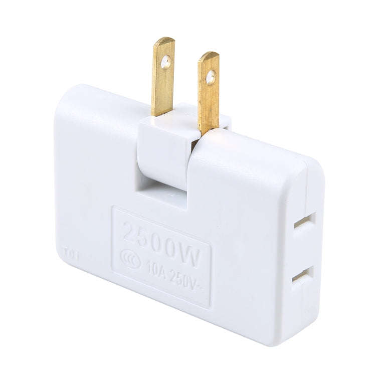 1 to 3 15A 180 Degrees Rotation Extension Multi Plug Mini Slim Wireless Outlet Socket, US Plug, A...