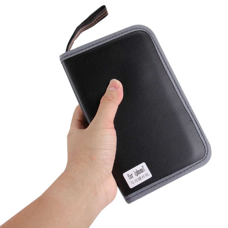 Appropriative Professional Screwdriver Repair Open Tool Kit with Leather Handbag For iPhone 7 & 7...