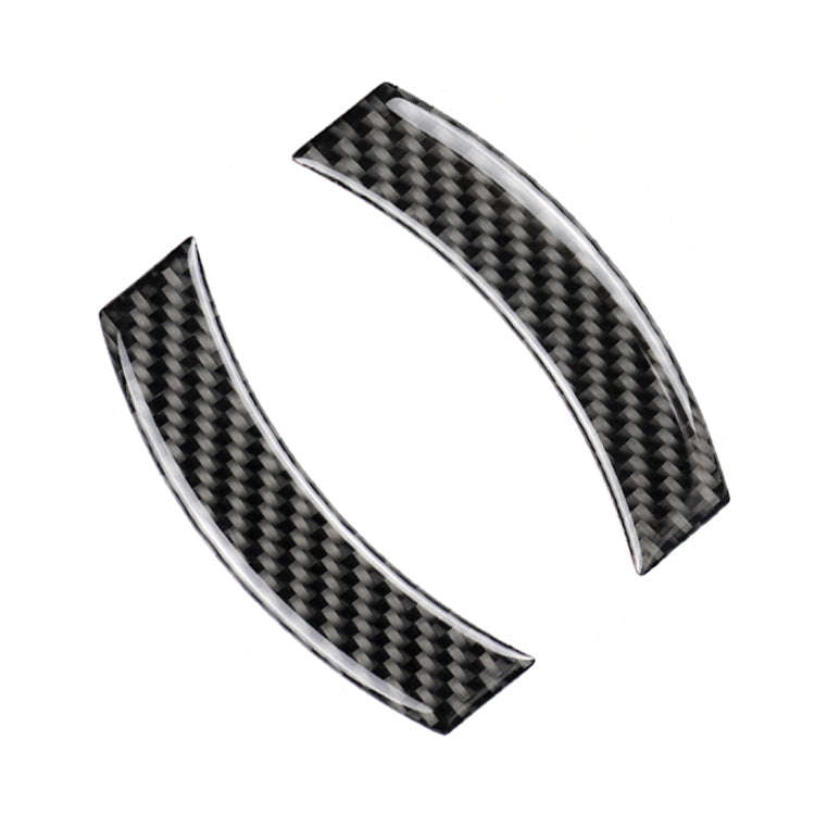 2 PCS Car F Chassis Navigation Panel Carbon Fiber Decorative Sticker for BMW Mini Cooper Countrym...