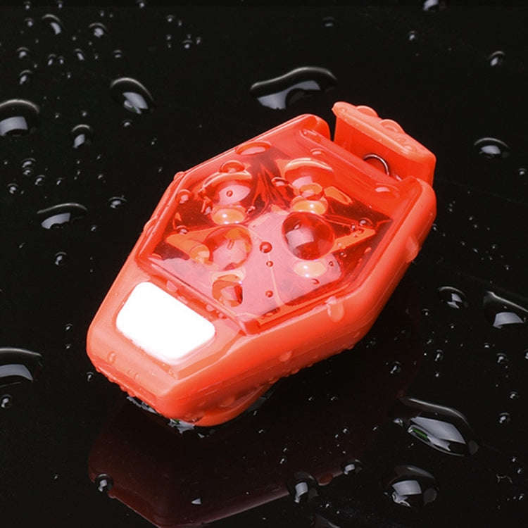 Multifunctional Outdoor Bicycling Running Warning Light Bicycle Taillight LED Back Clip Light, LE...