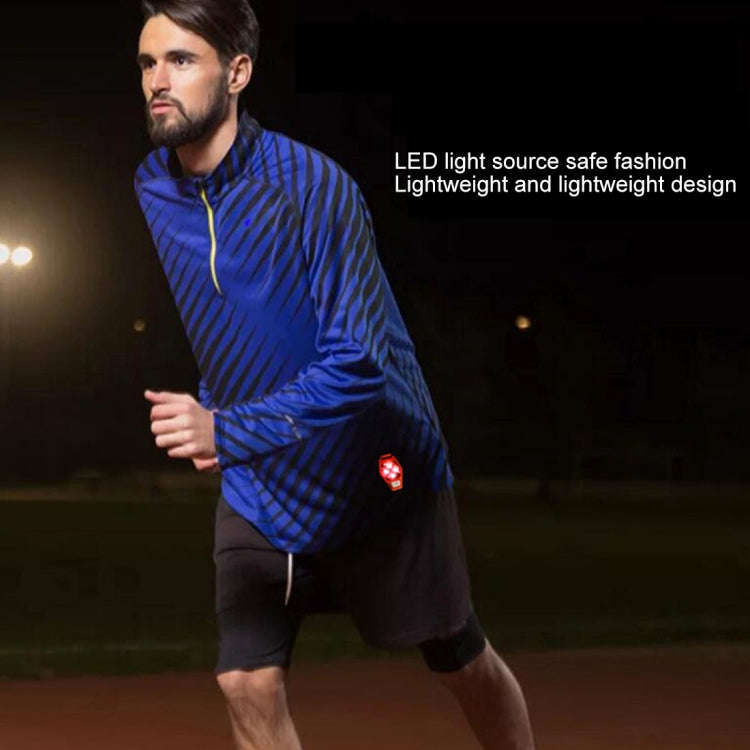 Multifunctional Outdoor Bicycling Running Warning Light Bicycle Taillight LED Back Clip Light, LE...