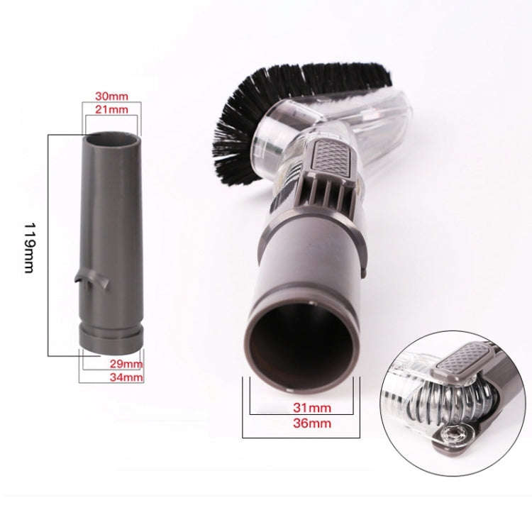 7pcs / Set Household Wireless Vacuum Cleaner Brush Head Parts Accessories for Dyson V6, 7pcs / Set