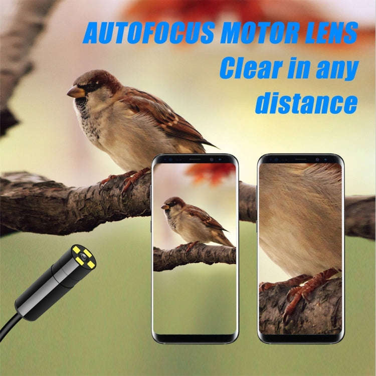 F230 IP68 Waterproof Autofocus WIFI Endoscope Inspection Camera, Length: 10m, Lens Diameter: 14mm...