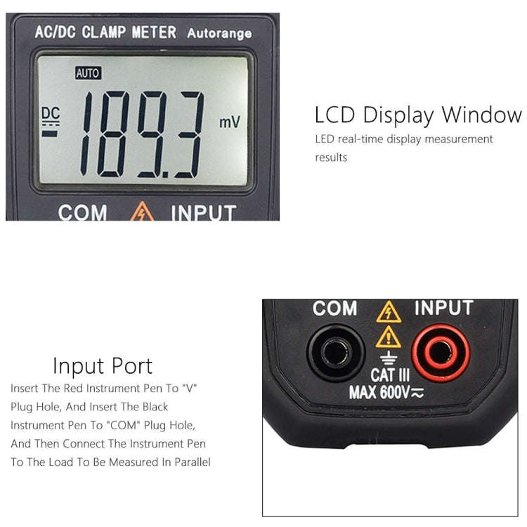 BSIDE ACM03 Plus 400A  AC / DC Clamp Meter, BSIDE ACM03