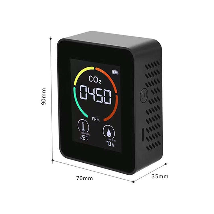 XY-T01 3 in 1 Temperature Humidity and CO2 Display Air Quality Detector, Infrared Sensor, 3 in 1 ...