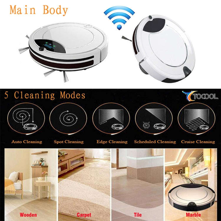TOCOOL TC-450 Smart Vacuum Cleaner Touch Display Household Sweeping Cleaning Robot with Remote Co...