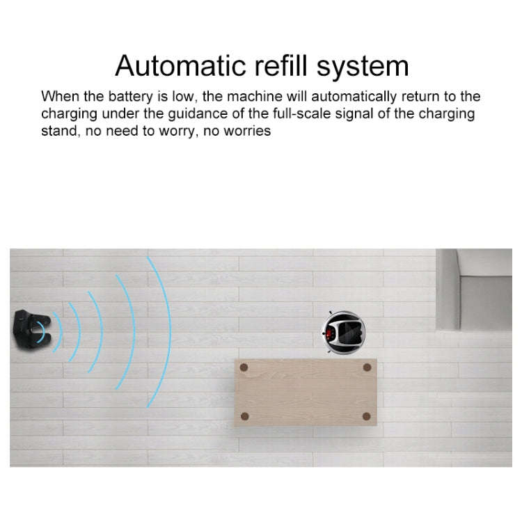 FD-3RSW(IB)CS 800Pa Suction Smart Household Vacuum Cleaner Clean Robot with Remote Control, FD-3R...