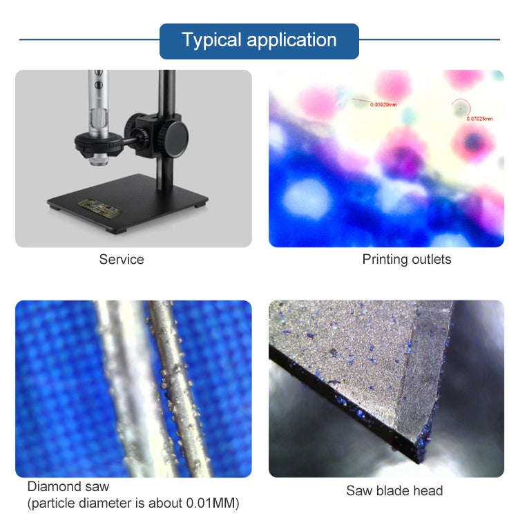 Supereyes B011 HD Digital Electronic Microscope Industrial Mobile Phone Repair Magnifying Glass, ...