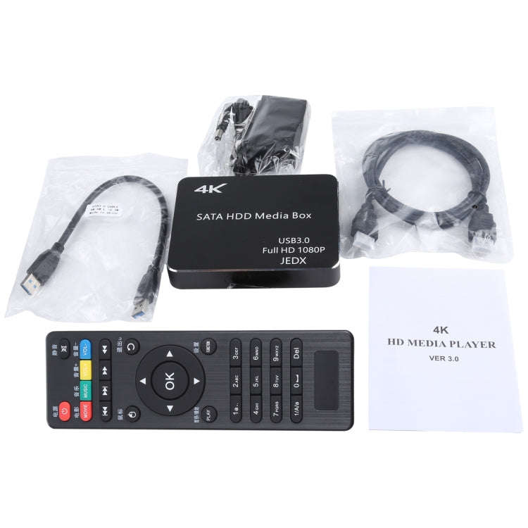 X8 UHD 4K Android 4.4.2 Media Player TV Box wtih Remote Control, RK3229 Quad Core up to 1.5GHz, R...