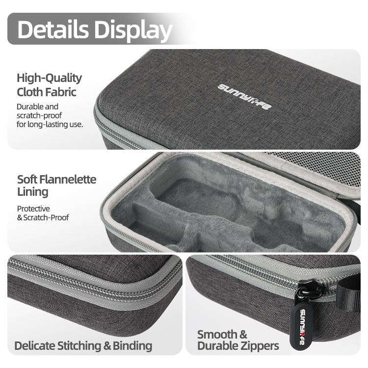 For Insta360 Luna Ultra Sunnylife Mini Carrying Case Handbag Creator Combo Bag, LU-B262