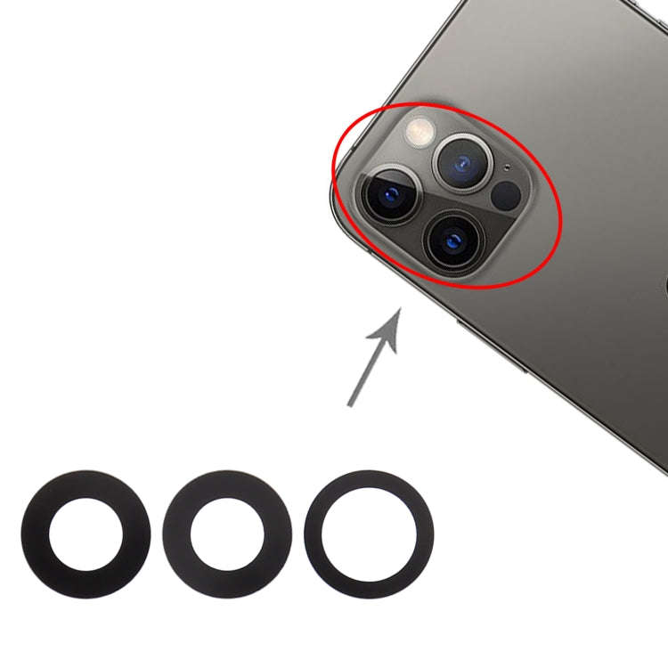 Back Camera Lens for iPhone 12 Pro, For iPhone 12 Pro