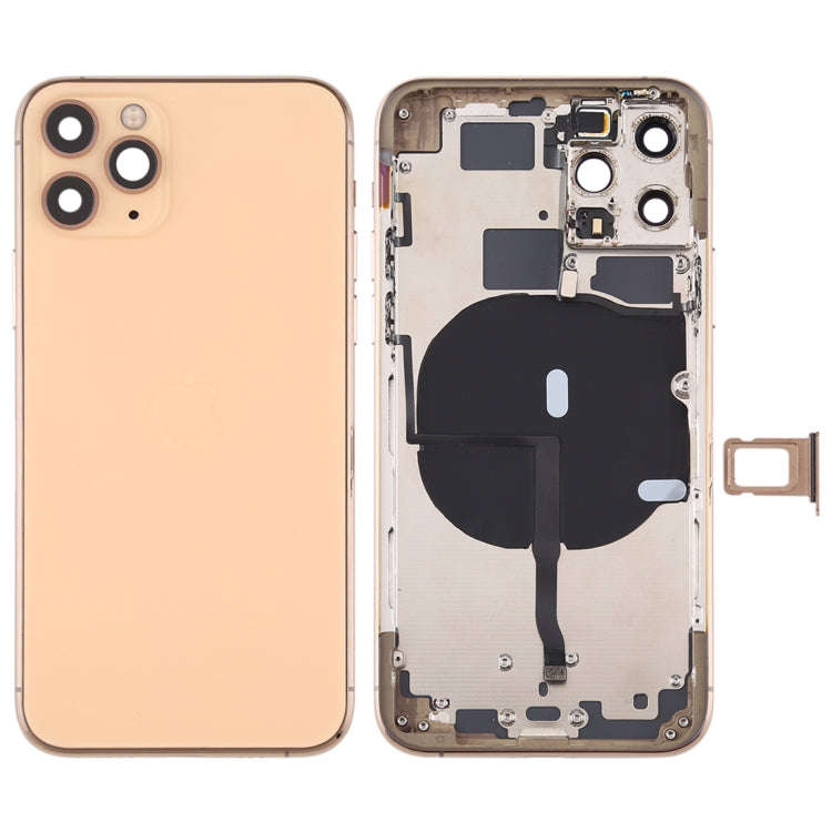 Battery Back Cover (with Side Keys & Card Tray & Power + Volume Flex Cable & Wireless Charging Mo...