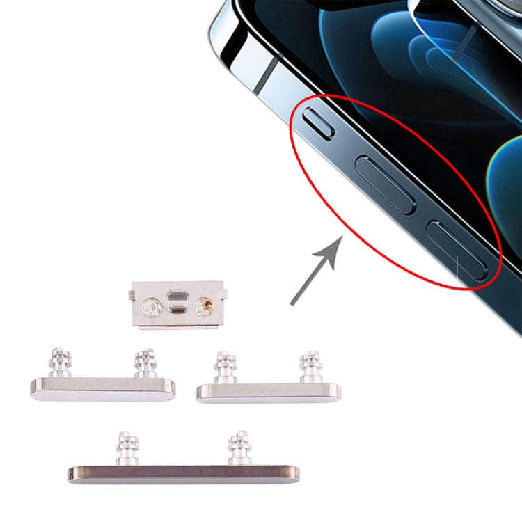 Power Button and Volume Control Button for iPhone 12 Pro Max, For iPhone 12 Pro Max