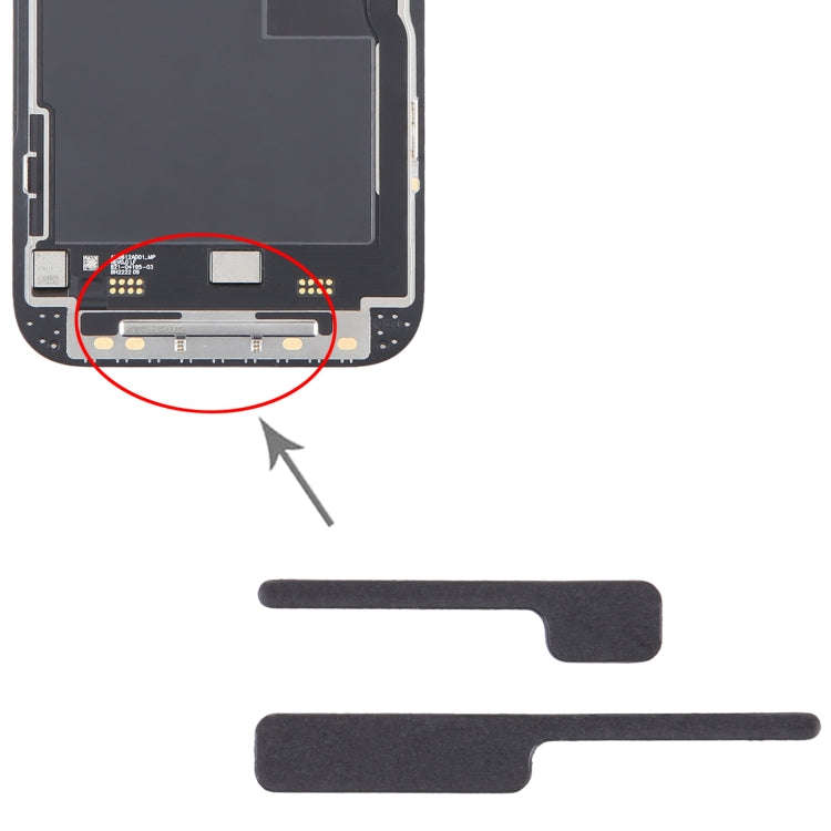 100/Set For iPhone 14 Pro LCD Bracket Sponge Foam Pads, For iPhone 14 Pro