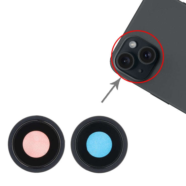 For iPhone 15 / 15 Plus 1set Camera Lens Cover, For iPhone 15 / 15 Plus, For iPhone 15 / 15 Plus ...