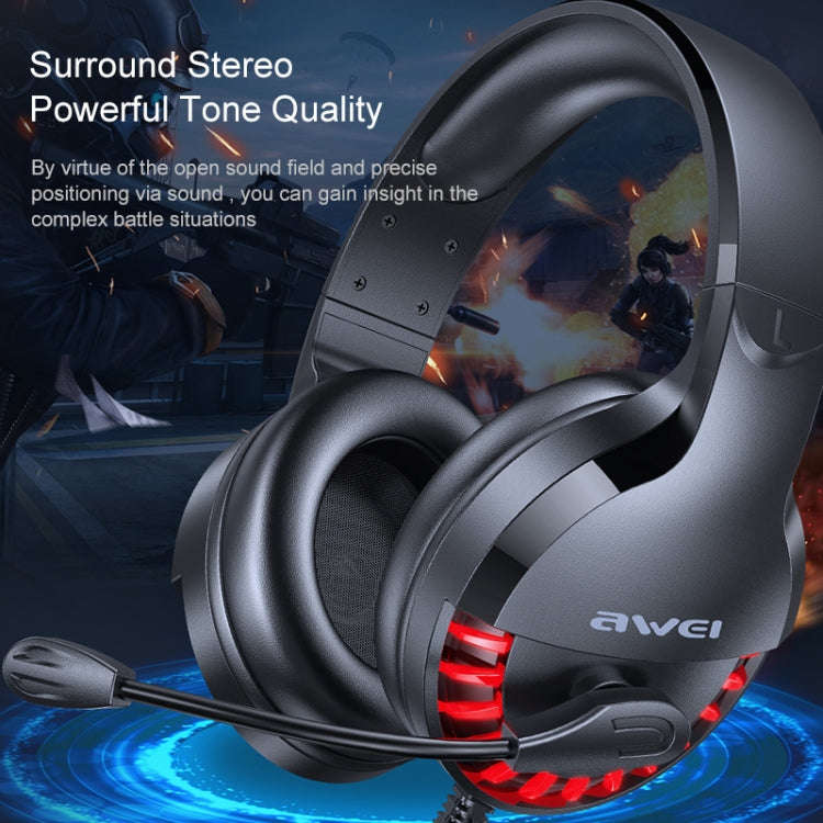 AWEI ES-770i Adjustable E-sports Gaming Headset with Mic