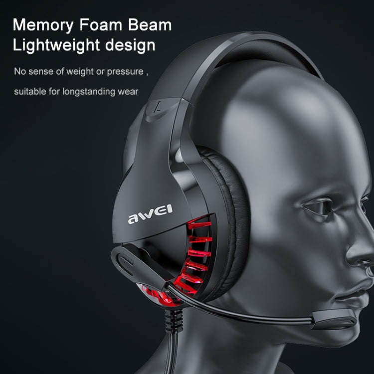 AWEI ES-770i Adjustable E-sports Gaming Headset with Mic