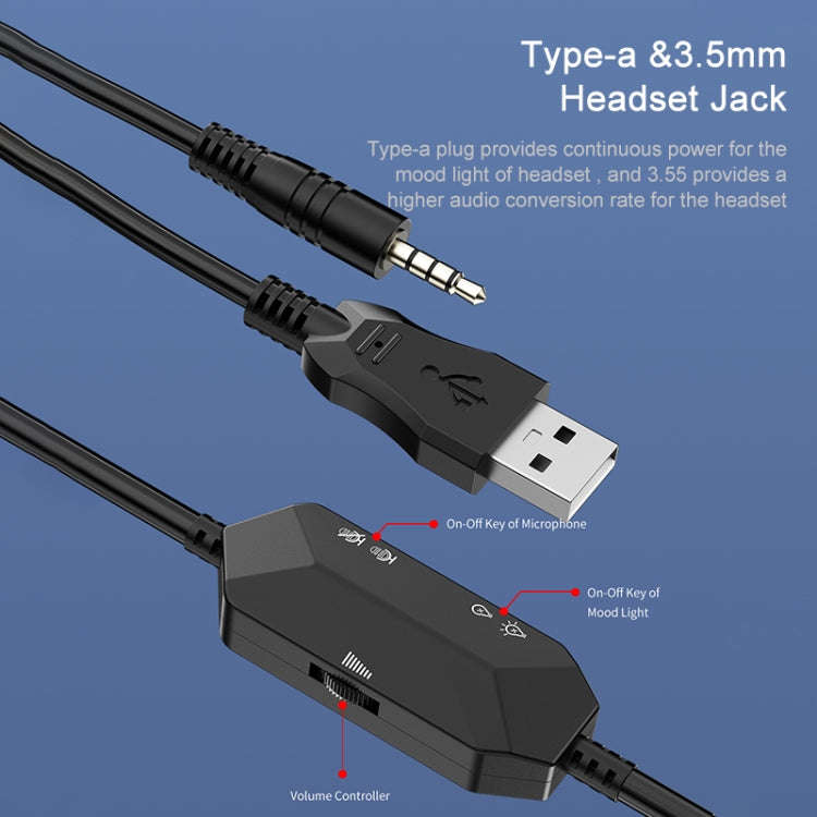 AWEI ES-770i Adjustable E-sports Gaming Headset with Mic