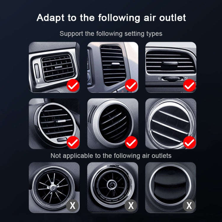 S7 15W QI 360 Degree Rotatable Infrared Induction Car Air Outlet Wireless Charging Mobile Phone H...