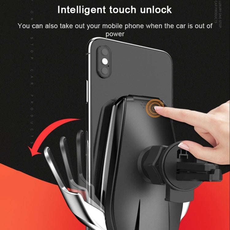 S7 15W QI 360 Degree Rotatable Infrared Induction Car Air Outlet Wireless Charging Mobile Phone H...