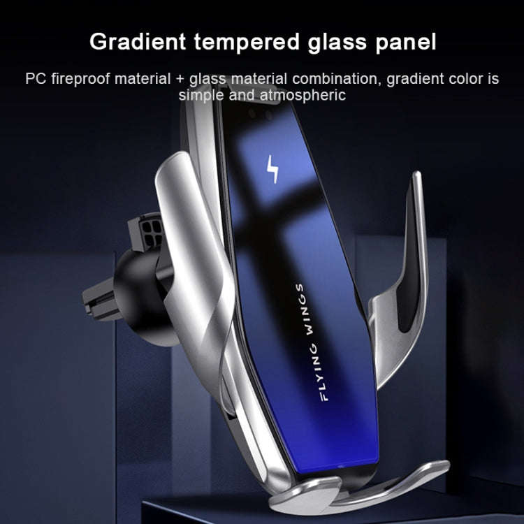 S7 15W QI 360 Degree Rotatable Infrared Induction Car Air Outlet Wireless Charging Mobile Phone H...