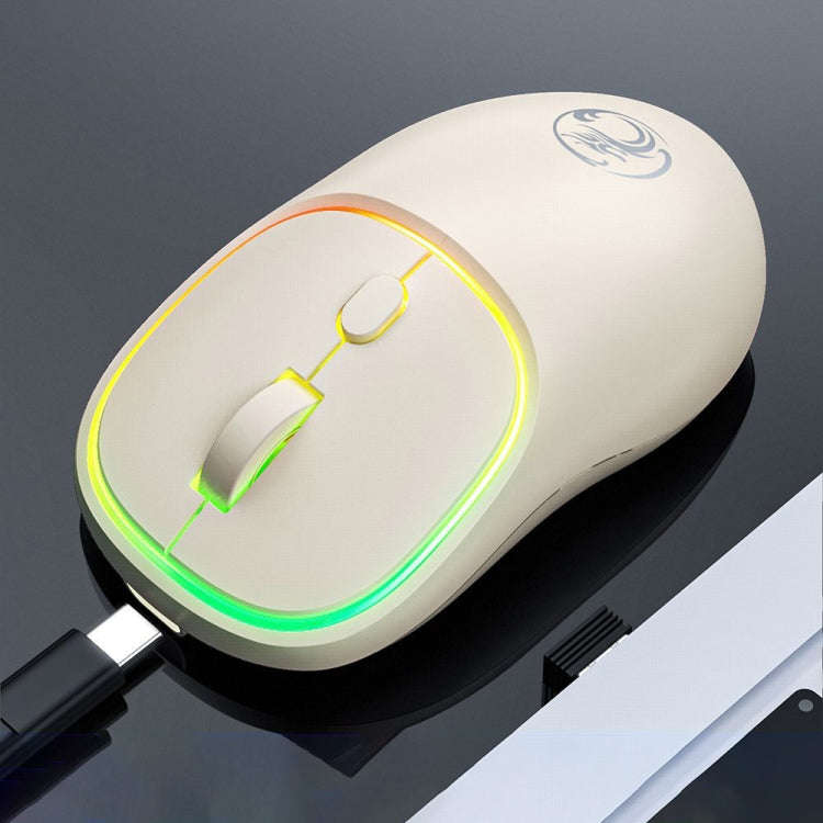 iMICE W-618 Rechargeable 4 Buttons 1600 DPI 2.4GHz Silent Wireless Mouse for Computer PC Laptop, ...