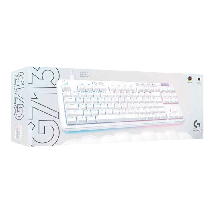Logitech Aurora G713 RGB Wired Game E-sports 87-key Mechanical Keyboard with Palm Support, Tea Sh...