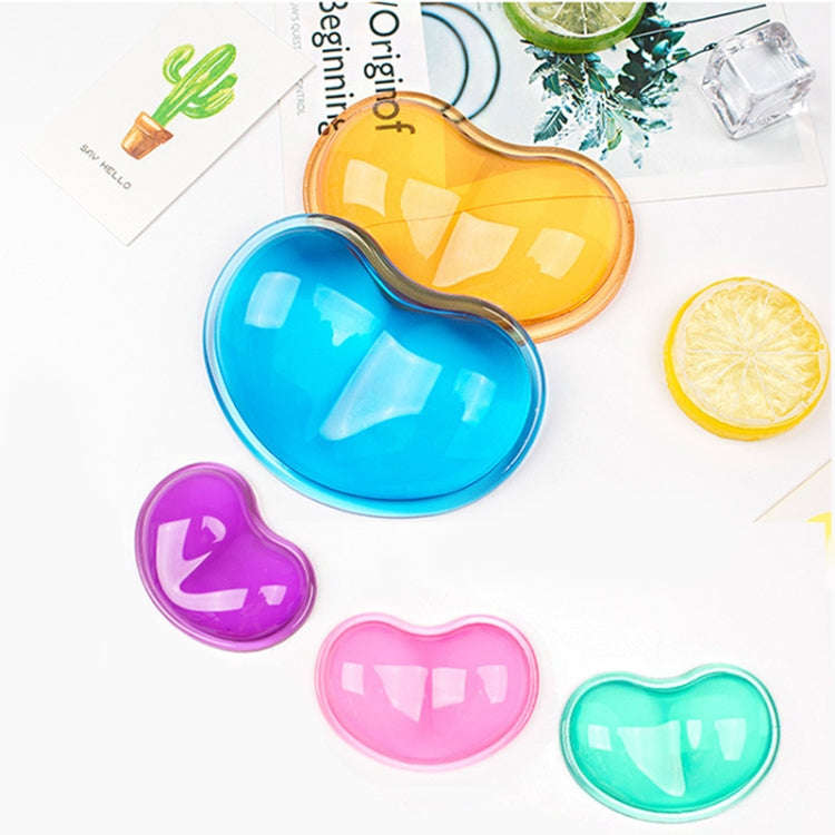 MONTIAN 2 PCS Transparent Silicone Bracer Heart-shaped Mouse Wrist Supporter, Random Color Delive...