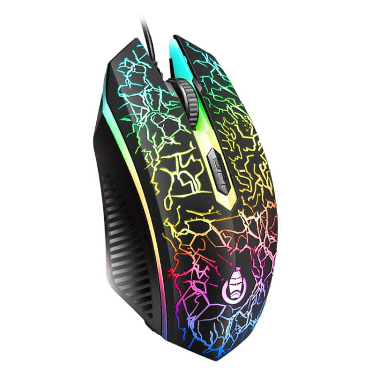 SHIPADOO D620 1600 DPI Three-speed Adjustable Four-button Cool Colorful Respiration Light Gaming ...