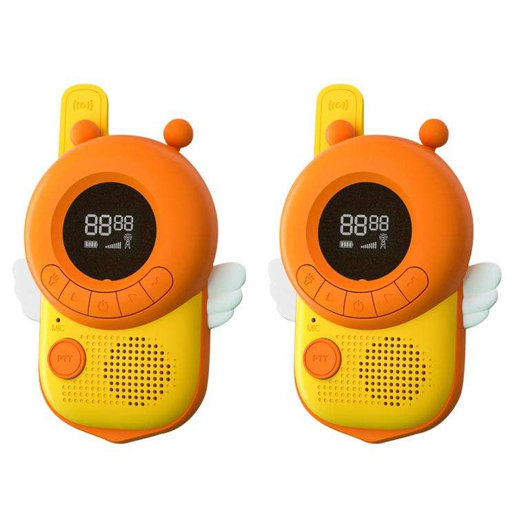adj-847 Cartoon Bee-shaped Children Walkie-talkie Wireless 3km Call Outdoor Parent-child Interact...