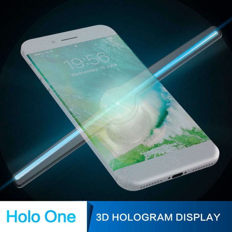 224 LEDs Hologram Holographic Display Fan with Remote Control, Support 4GB Micro SD Card, AC 100-...