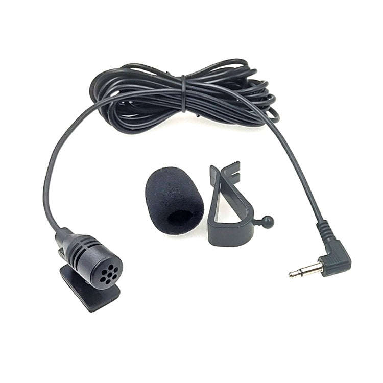 ZJ015MR Mono 3.5mm Angle Head Plug Car Navigation DVD External Paste Microphone, Length: 3m, Mono...