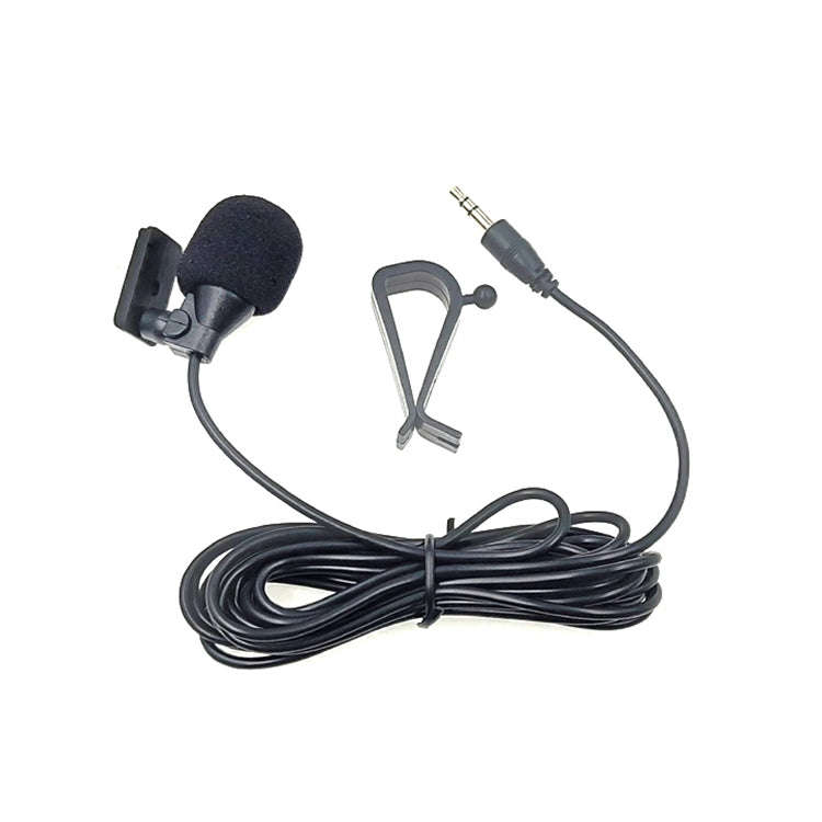ZJ015MR Stereo 2.5mm Straight Plug Car Navigation DVD External Paste Microphone, Length: 3m, Ster...