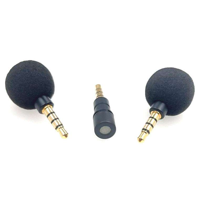 ZJ040MR 4 Level Pin 3.5mm Mobile Phone Tablet Laptop Electronic Equipment Mini Straight Microphon...
