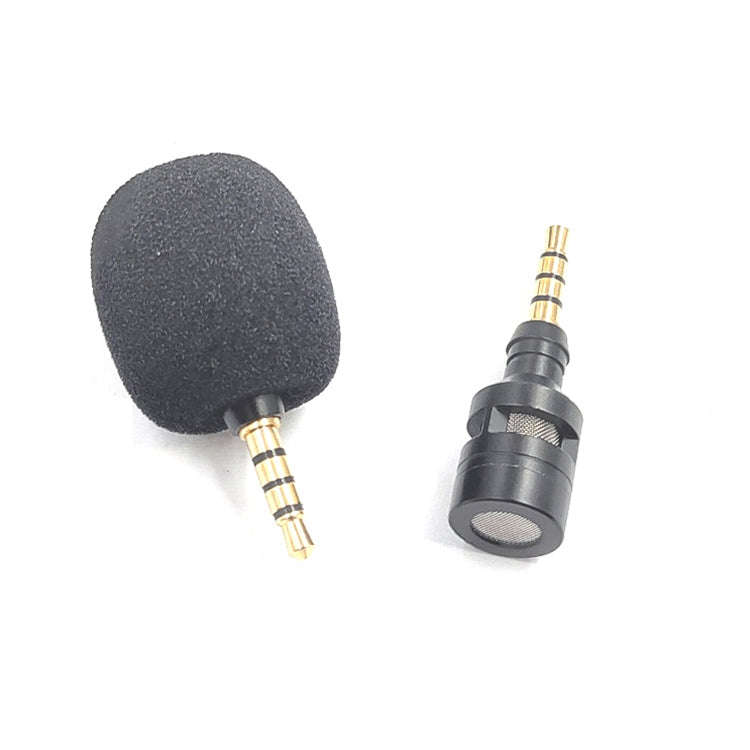 ZJ052MR-01 4 Level Pin 3.5mm Mobile Phone Tablet Game Machine Mini Straight Microphone, 4 Level Pin
