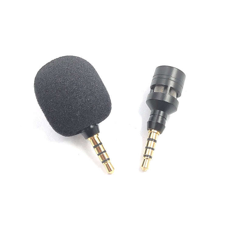 ZJ052MR-01 4 Level Pin 3.5mm Mobile Phone Tablet Game Machine Mini Straight Microphone, 4 Level Pin