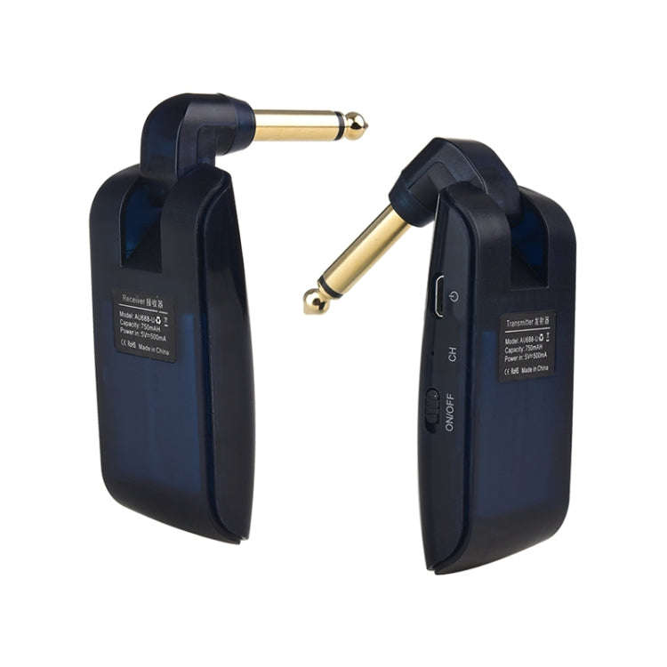 Measy AU688-U 20 Channels Wireless Guitar System Rechargeable Musical Instrument Transmitter Rece...