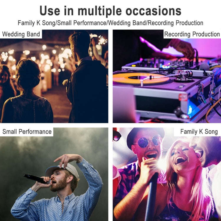 BMG-06D 6-channel Live Mixer Mobile Phone Bluetooth Sound Card Digital 16DSP Reverb Effect, EU Pl...