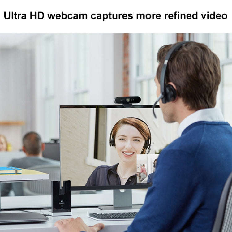 Logitech C1000e BRIO 4K HD Wide-angle Live Computer Camera with Microphone, C1000e