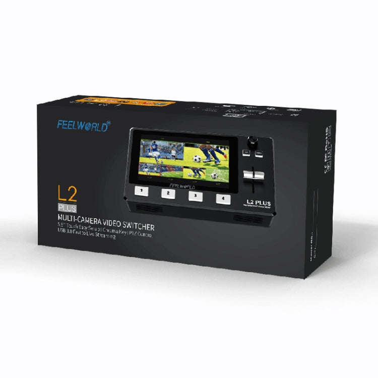 FEELWORLD L2 Plus Multi-camera Video Mixer Switcher with 5.5 inch Screen, L2 PLUS